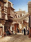 A Street In Boulaq Near Cairo by John Varley